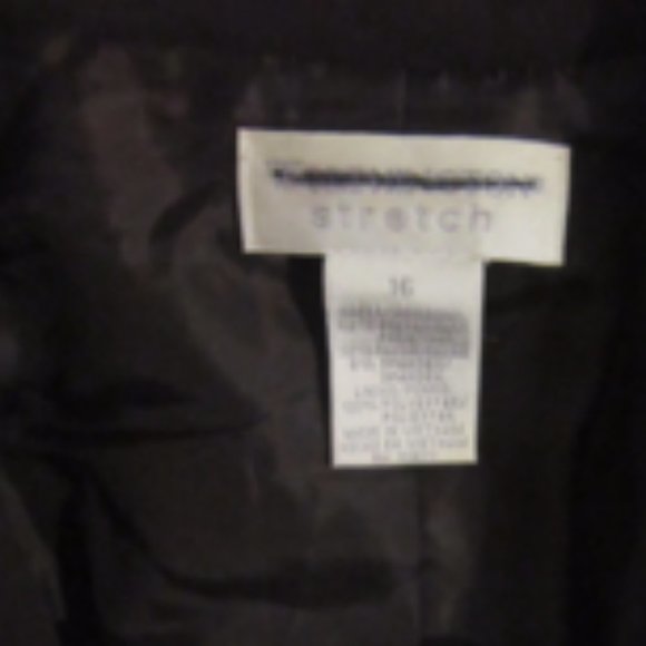 Worthington Suit Blazer Maroon Size 16 Imported Modern Tailored Design MSRP $70. - Picture 6 of 12